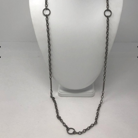 Amazing heavy link Vintage SS925 750 Lagos Caviar 36